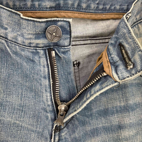 eyefunny ヴィンテージ加工 ブーツカット デニムパンツ メンズ S