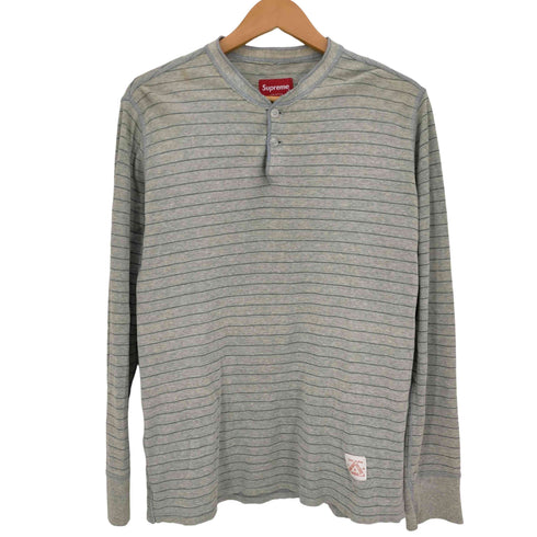 シュプリーム Supreme Pique Henley L/S Tee メンズ import:S
