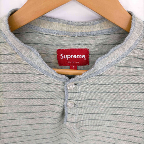 シュプリーム Supreme Pique Henley L/S Tee メンズ import:S