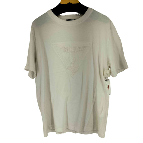 ゲス GUESS S/SLV TEE SHIRT W/EMBOSSED LOGO メンズ JPN:L