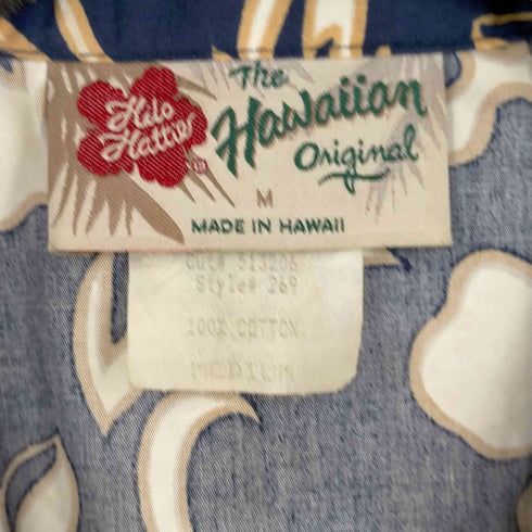 ハワイアンオリジナル The Hawaiian Original ハワイ製 コットン アロハシャツ レディース JPN:M