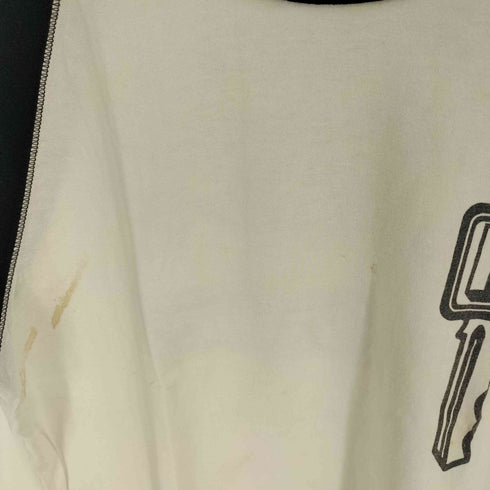 ヒステリックグラマー HYSTERIC GLAMOUR 00S 両面プリント ラグランスリーブ S/S Tシャツ レディース FREE