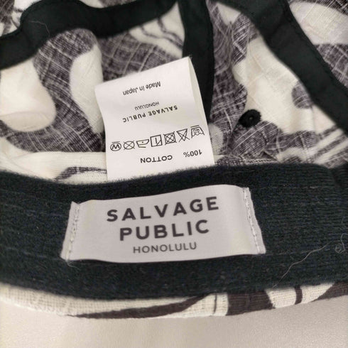 サルベージパブリック SALVAGE PUBLIC 花柄 6パネルキャップ メンズ