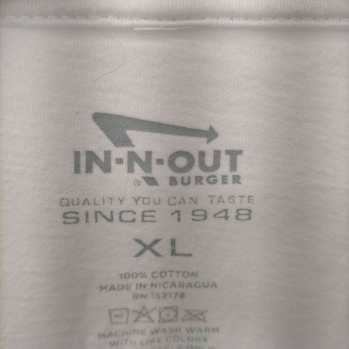 インアウトバーガー IN-N-OUT BURGER 両面プリントTシャツ メンズ import:XL