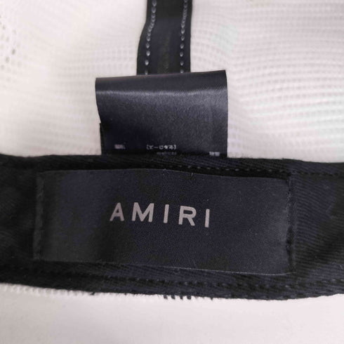 アミリ AMIRI MA EMBROIDERED COTTON CAP メンズ