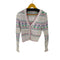 ザラ ZARA paisley cardigan フラワーニットカーディガン レディース import:S