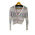 ザラ ZARA paisley cardigan フラワーニットカーディガン レディース import:S