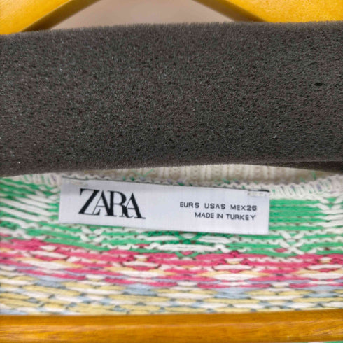 ザラ ZARA paisley cardigan フラワーニットカーディガン レディース import:S