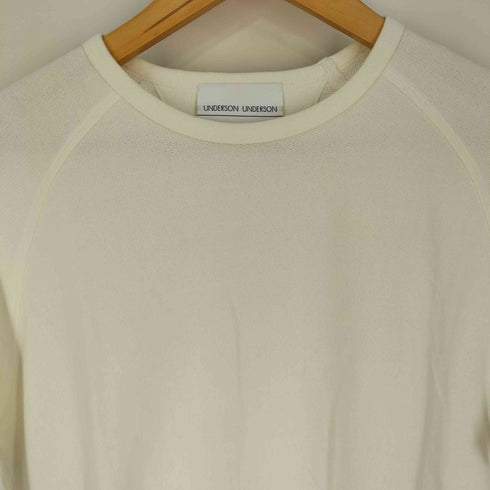 アンダーソンアンダーソン UNDERSON UNDERSON WASHIFABRIC ラグランスリーブ クルーネックTシャツ メンズ JPN:0
