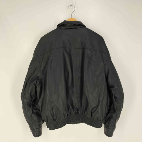 ザラ ZARA フェイクレザー パフジャケット メンズ import:S