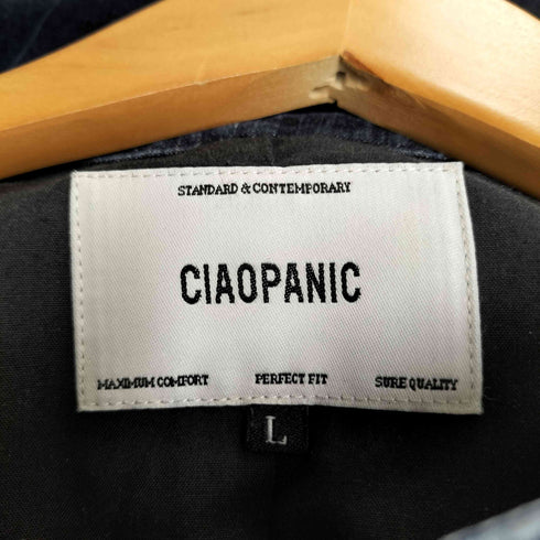 チャオパニック Ciaopanic ノーカラーデニムジャケット メンズ JPN:L
