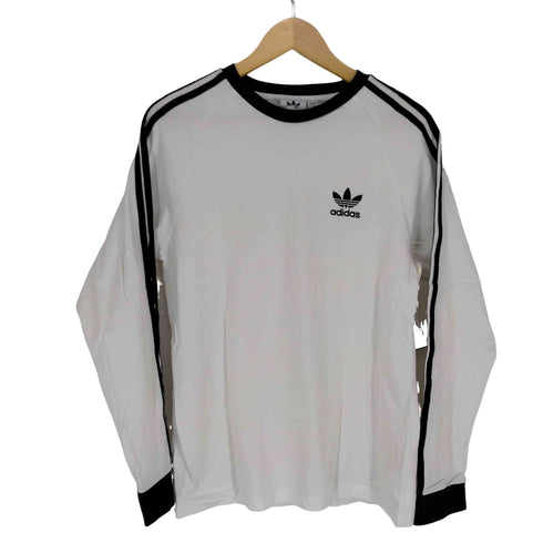 アディダス adidas ロゴ刺繍 L/S カットソー メンズ JPN:M