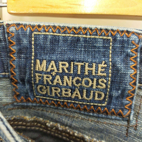 マリテフランソワジルボー MARITHE FRANCOIS GIRBAUD 立体裁断 フレアデニムパンツ レディース M