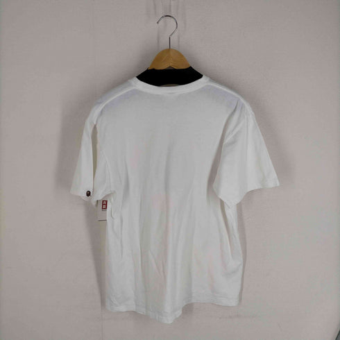 アベイシングエイプ A BATHING APE 90s シングルステッチ ロゴプリントクルーネックTシャツ メンズ JPN:L
