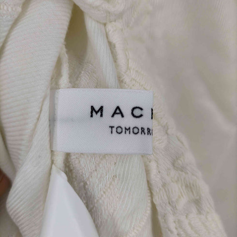 マカフィー MACPHEE 22SS コットンフラワーエンブロイダリー キャミソールワンピース レディース JPN:36