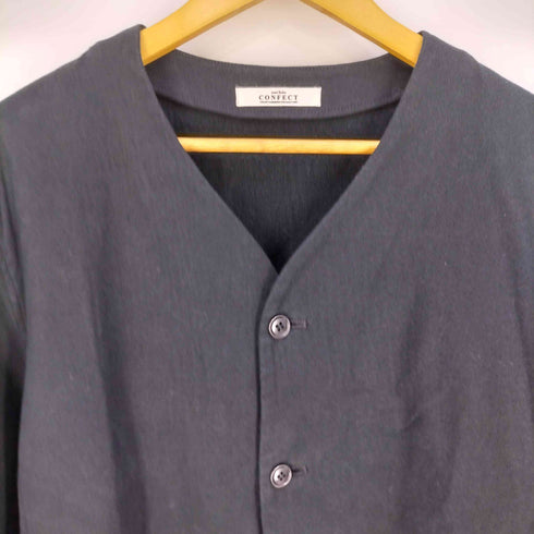 ネストローブコンフェクト nest Robe CONFECT Cotton Boa No Collar jacket コットンボアノーカラージャケット メンズ JPN:4