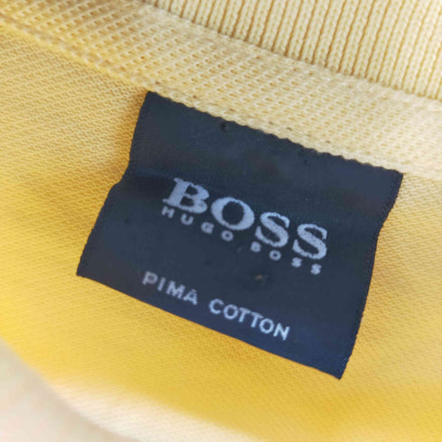 ボスヒューゴボス BOSS HUGO BOSS ロゴ刺繍S/Sポロシャツ メンズ import:M