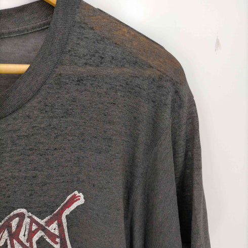 STOMP ON A RAT エフェクター シングルステッチ クルーネックTシャツ メンズ