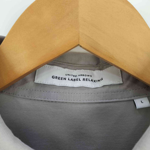 ユナイテッドアローズグリーンレーベルリラクシング UNITED ARROWS green label relaxing CSD クリアポンチ ボタンダウン 半袖 ポロシャツ メンズ JPN:L