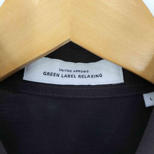 ユナイテッドアローズグリーンレーベルリラクシング UNITED ARROWS green label relaxing DUADRY CLEAN バーズアイ ボタンダウン ポロシャツ 吸水速乾・抗菌 メンズ JPN:L