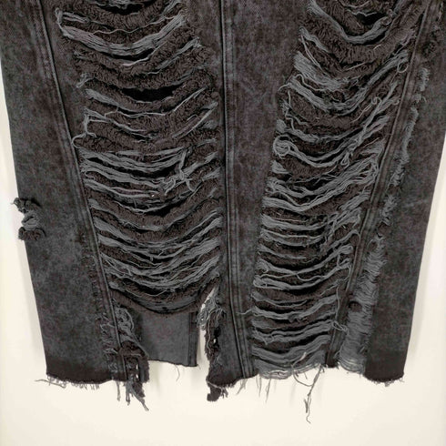 メゾンスペシャル MAISON SPECIAL High Damage Denim Skirt レディース 36