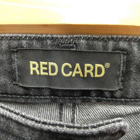 レッドカード REDCARD ハイウエストフレアデニムパンツ レディース 25