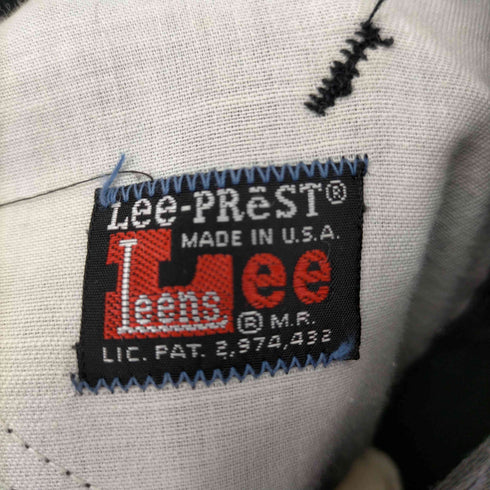 リー Lee 60S~70S MADE IN USA LEE-PREST カットオフショーツ ブラック メンズ