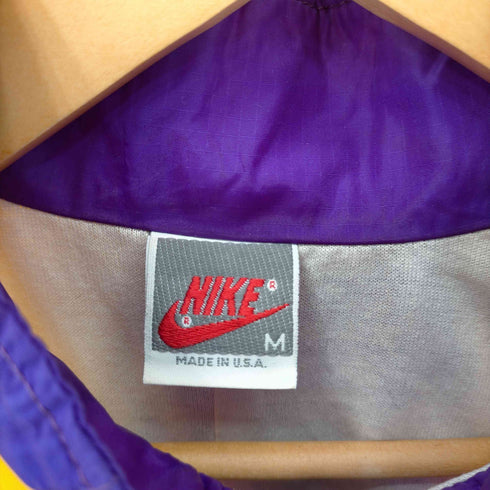 ナイキ NIKE 90S MADE IN USA LSU TIGERS リップストップナイロンジャケット メンズ import:M