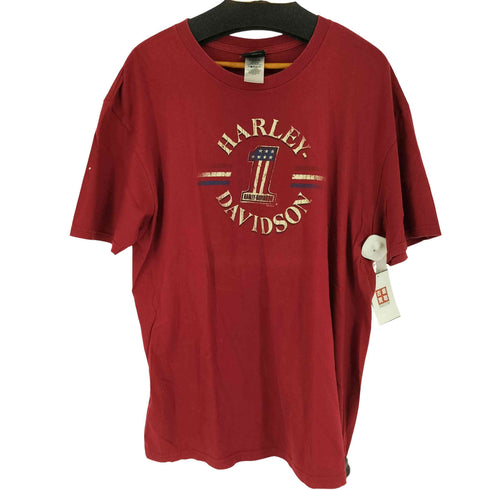 ハーレーダビッドソン HARLEY-DAVIDSON プリントクルーネックTシャツ メンズ 2XL
