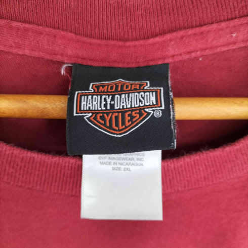 ハーレーダビッドソン HARLEY-DAVIDSON プリントクルーネックTシャツ メンズ 2XL