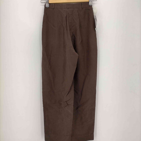 マックスマーラ MAX MARA 銀タグ MADE IN ITALY シルクレーヨン1タックワイドパンツ レディース EUR:38