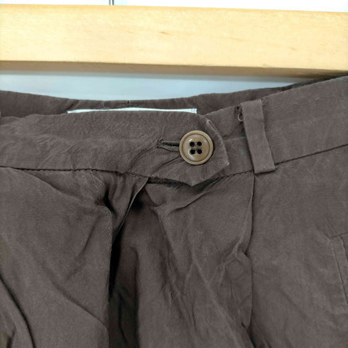 マックスマーラ MAX MARA 銀タグ MADE IN ITALY シルクレーヨン1タックワイドパンツ レディース EUR:38