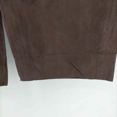 マックスマーラ MAX MARA 銀タグ MADE IN ITALY シルクレーヨン1タックワイドパンツ レディース EUR:38