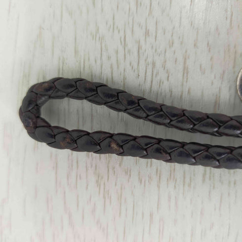 ボッテガヴェネタ BOTTEGA VENETA レザーイントレチャートキーリング メンズ