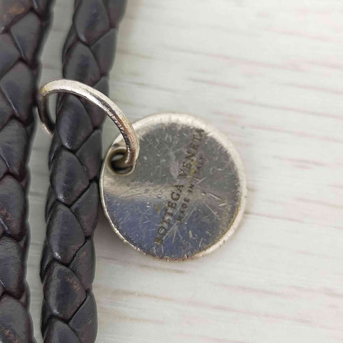 ボッテガヴェネタ BOTTEGA VENETA レザーイントレチャートキーリング メンズ