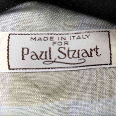 ポールスチュアート Paul Stuart イタリア製 リネンボタンダウンシャツ メンズ