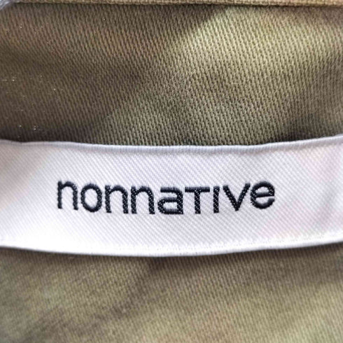 ノンネイティブ nonnative TROOPER SHIRT COTTON BACK SATIN メンズ JPN:3