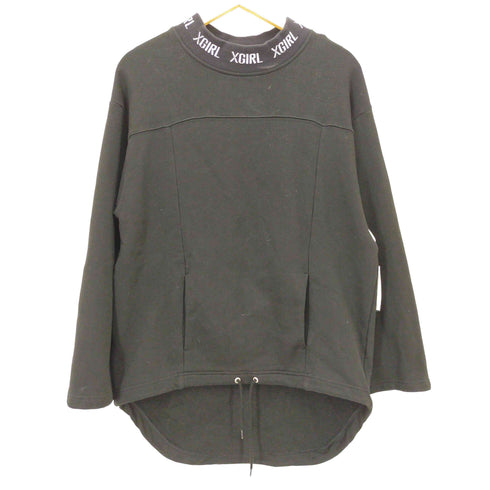 エックスガール X-girl LOGO JACQUARD RIB SWEAT レディース 2