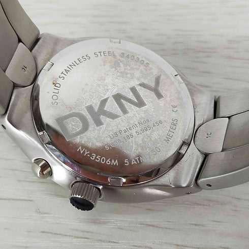 ダナキャランニューヨーク DKNY ロゴダイヤルウォッチ レディース
