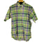 シュミーズラコステ CHEMISE LACOSTE ワンポイントロゴ刺繍 S/S チェックシャツ メンズ JPN:3