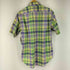 シュミーズラコステ CHEMISE LACOSTE ワンポイントロゴ刺繍 S/S チェックシャツ メンズ JPN:3