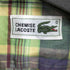 シュミーズラコステ CHEMISE LACOSTE ワンポイントロゴ刺繍 S/S チェックシャツ メンズ JPN:3