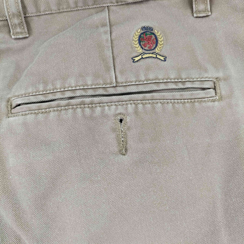 トミーヒルフィガー TOMMY HILFIGER 2タックワイドハーフチノパン メンズ W36