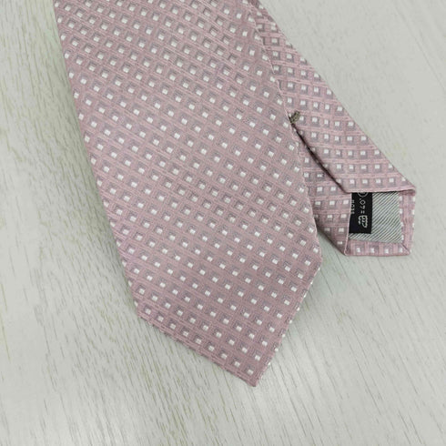 ERMENEGILDO ZEGNA 格子柄 ネクタイ メンズ ONE SIZE