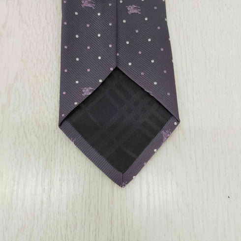 バーバリーロンドン BURBERRY LONDON ドット ホース刺繍 ネクタイ メンズ ONE SIZE