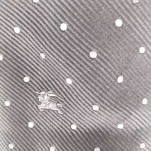 バーバリーロンドン BURBERRY LONDON ドット ホース刺繍 ネクタイ メンズ ONE SIZE