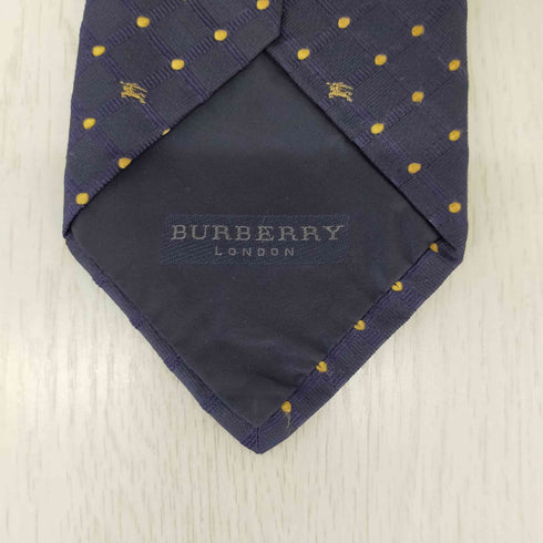 バーバリーロンドン BURBERRY LONDON ドット ホース刺繍 ネクタイ メンズ ONE SIZE
