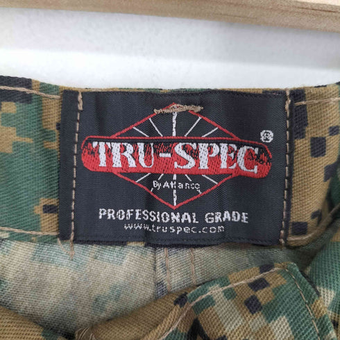 トゥルースペック TRU SPEC カモ柄カーゴショーツ デジカモ メンズ