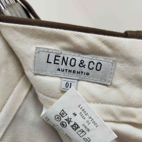 リノ LENO&CO コットンツイルチノトラウザーズ レディース 1