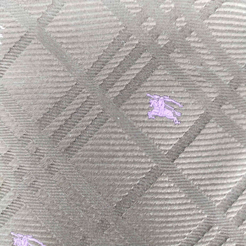 バーバリーロンドン BURBERRY LONDON 格子柄 ホース刺繍 ネクタイ メンズ ONE SIZE